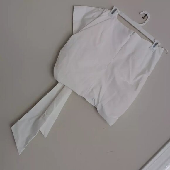 NWT Zara Knotted Mini Skirt ZW Collection Size XL - Picture 8 of 8